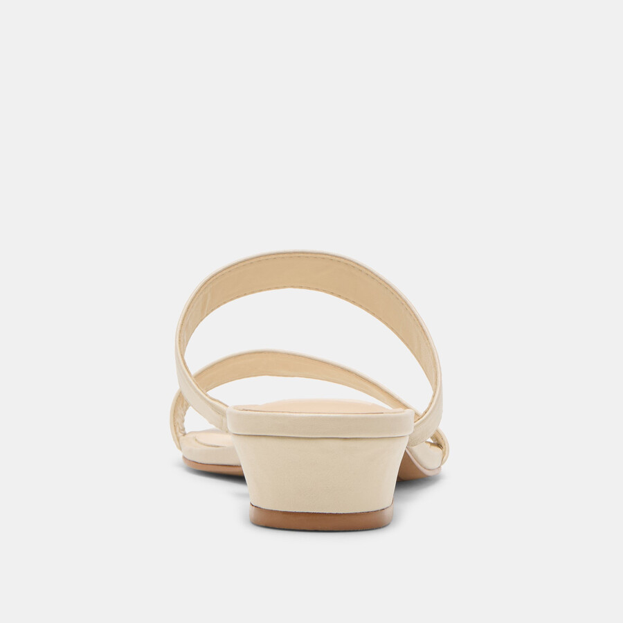 kamile sandals bone leather