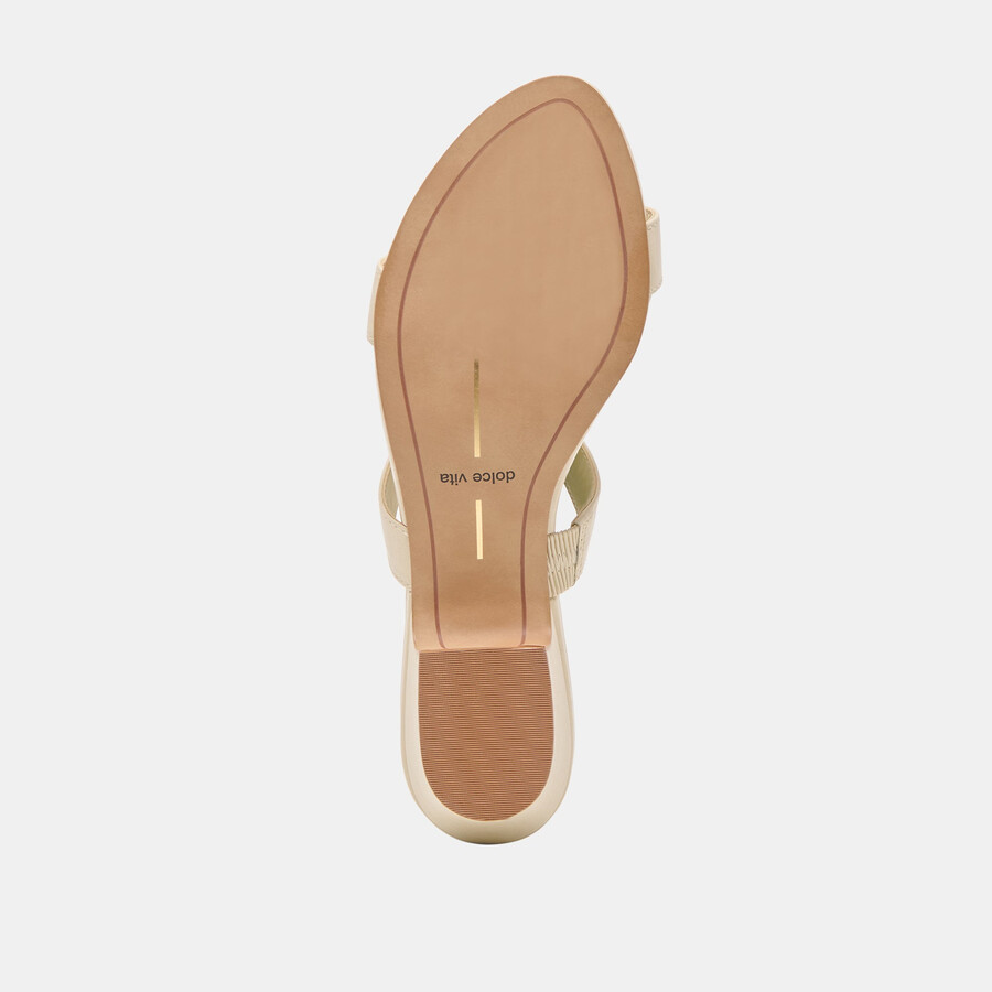 kamile sandals bone leather