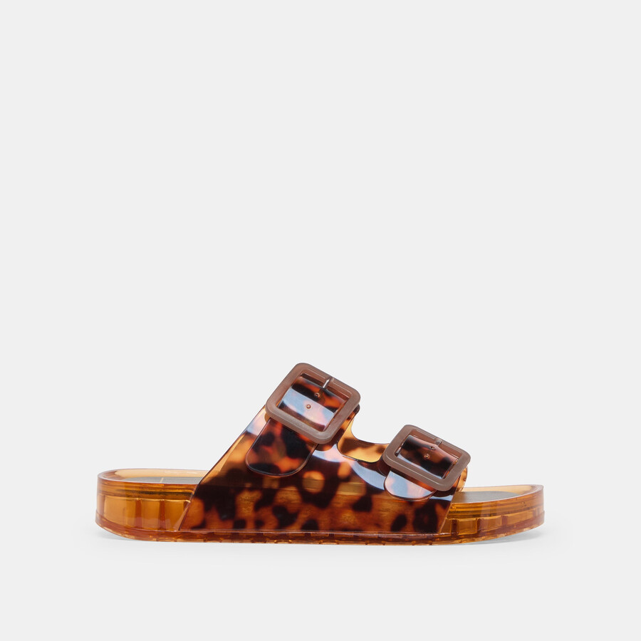 julio sandals tortoise vinyl