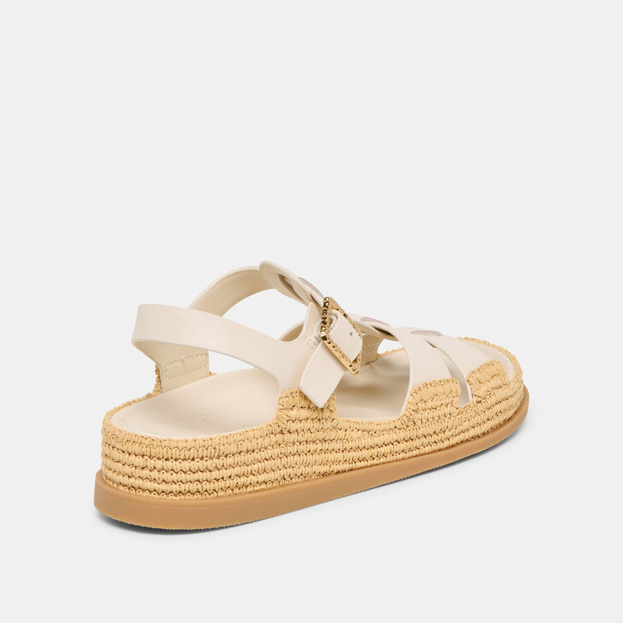 shenna sandals bone leather
