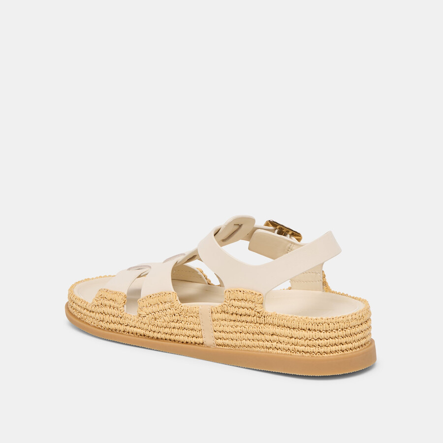 shenna sandals bone leather
