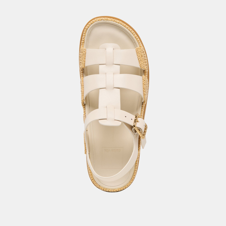 shenna sandals bone leather