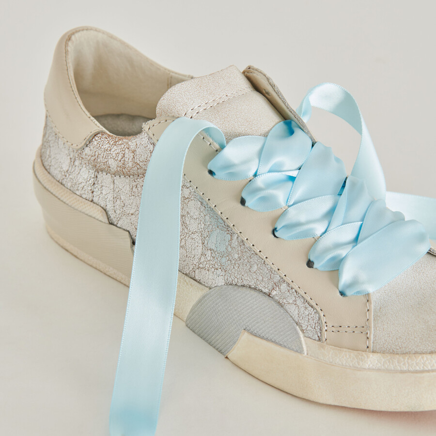 satin lace light blue