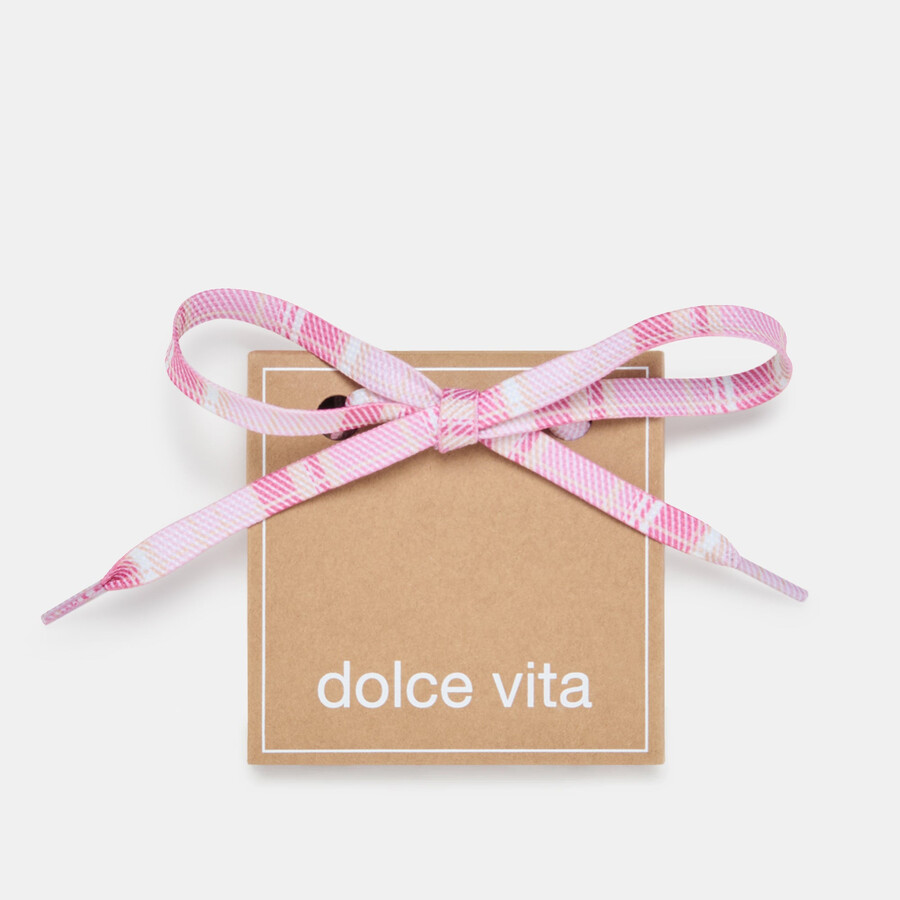 preppy plaid lace pink multi