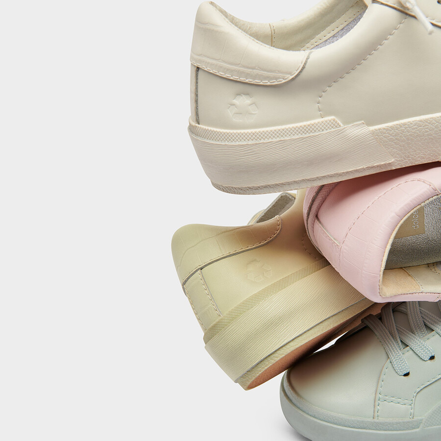 zina 360 sneakers white recycled leather