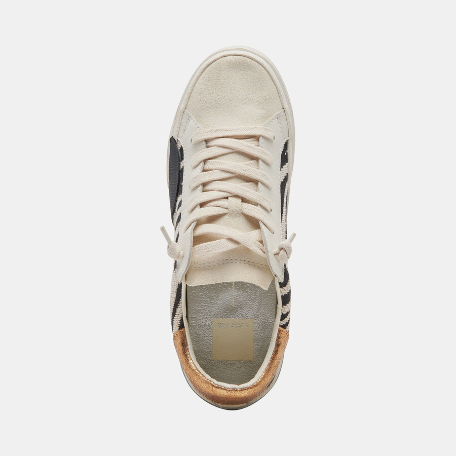zina sneakers zebra fabric