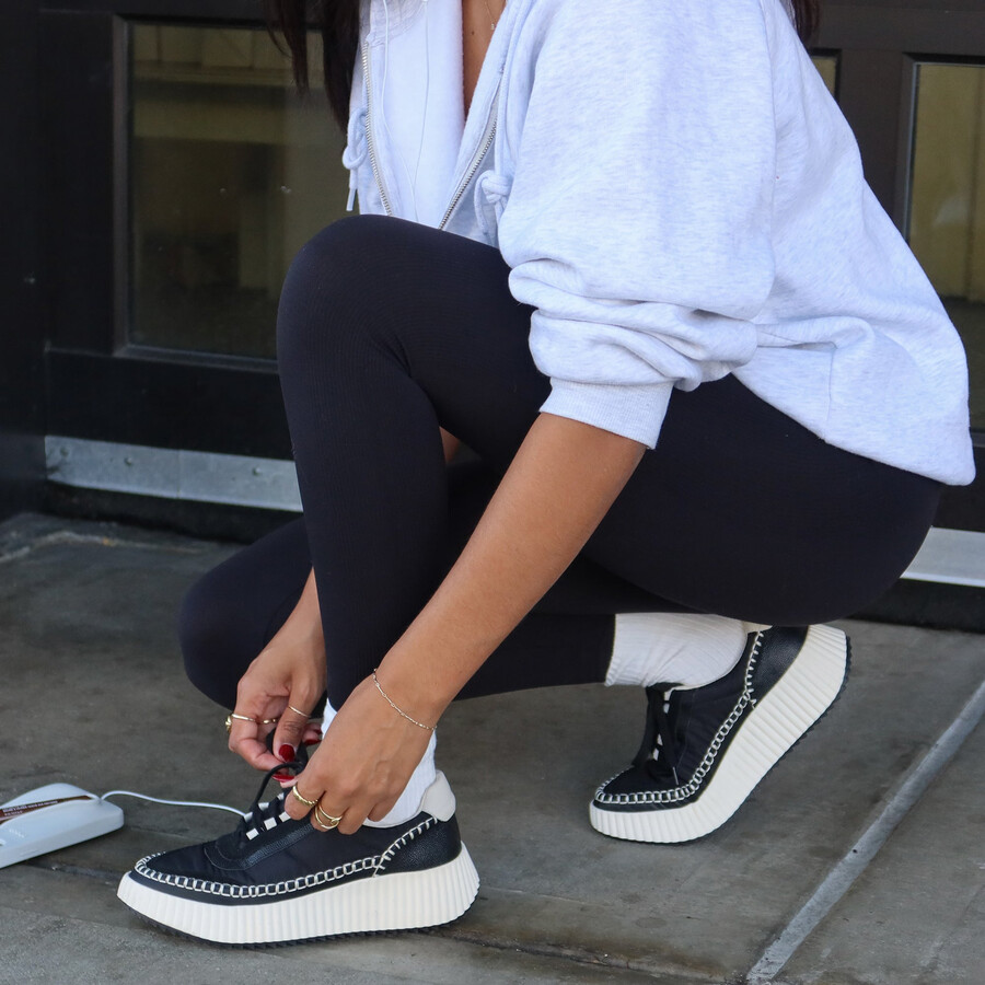 dolen nylon sneakers black nylon