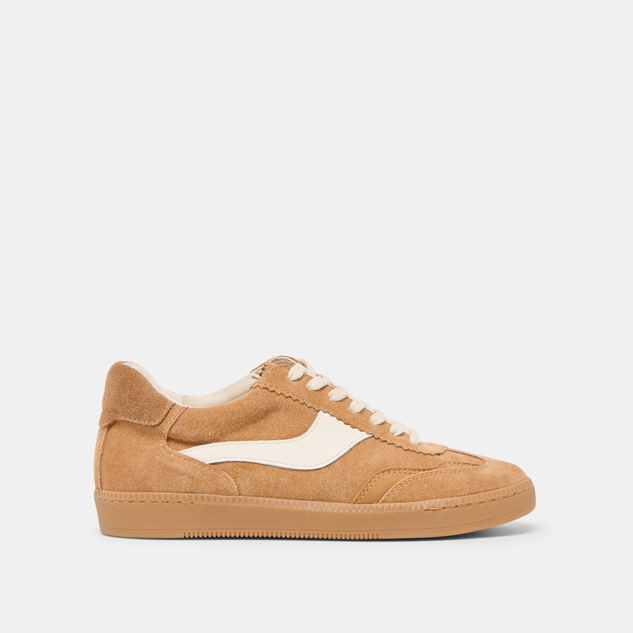 notice sneakers brown suede