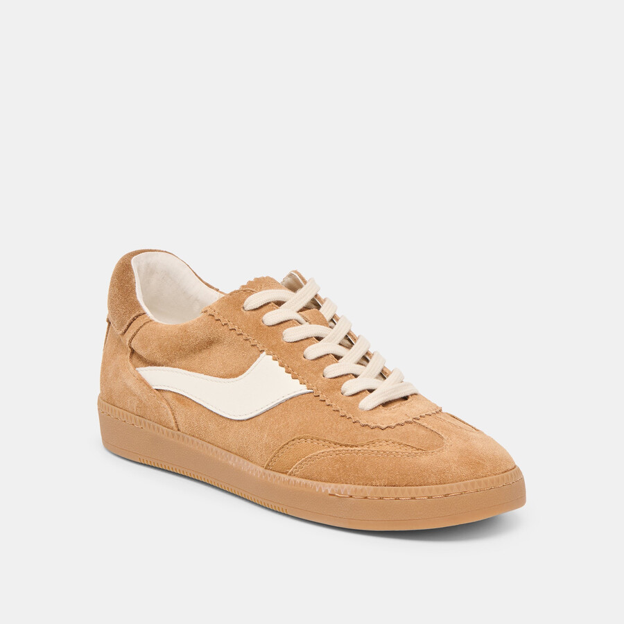 notice sneakers brown suede