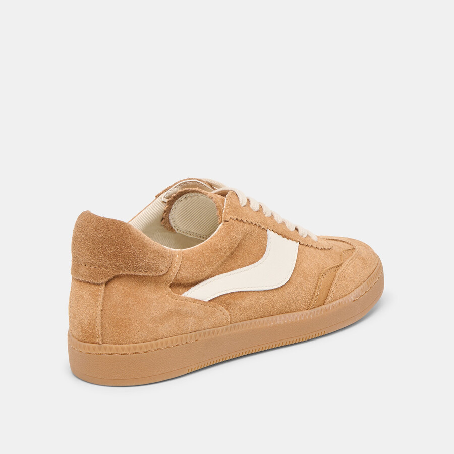 notice sneakers brown suede