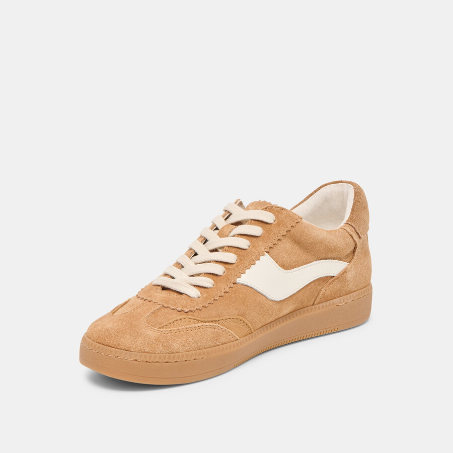 notice sneakers brown suede