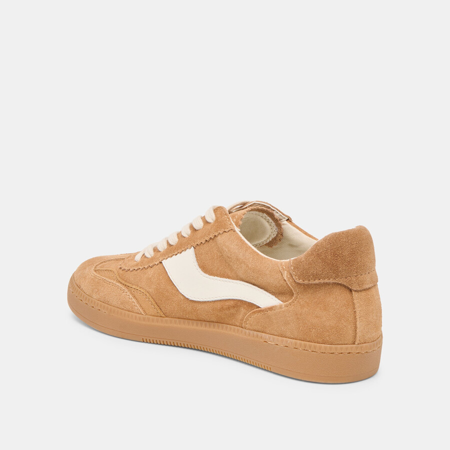notice sneakers brown suede
