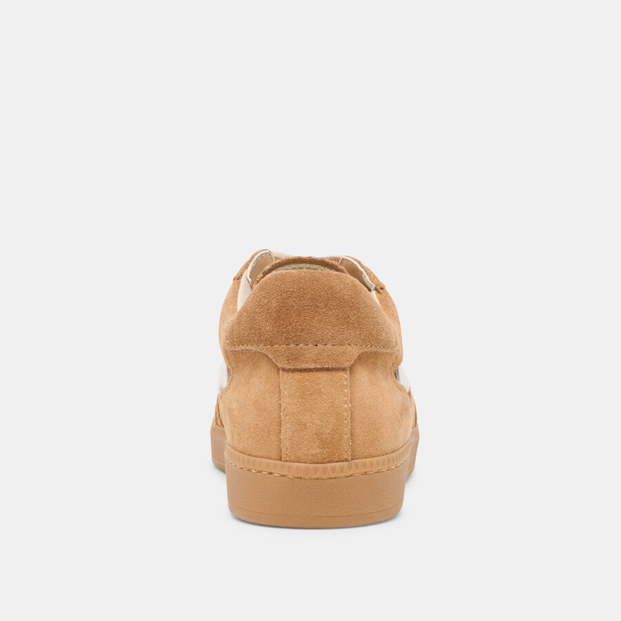 notice sneakers brown suede