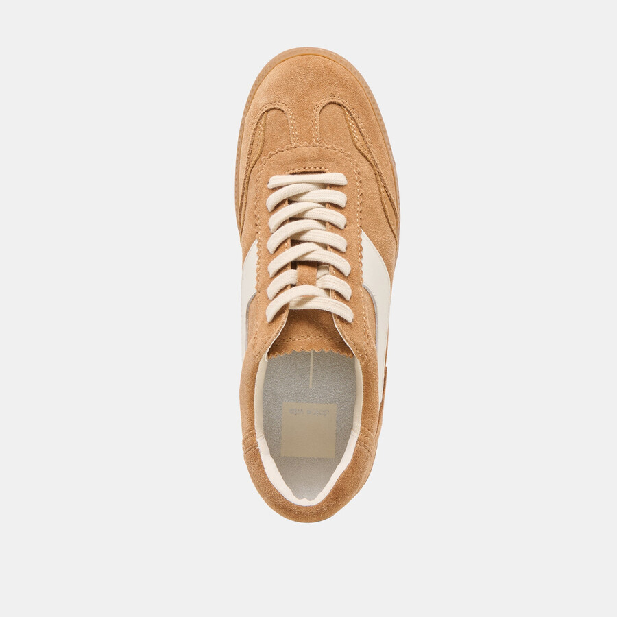 notice sneakers brown suede
