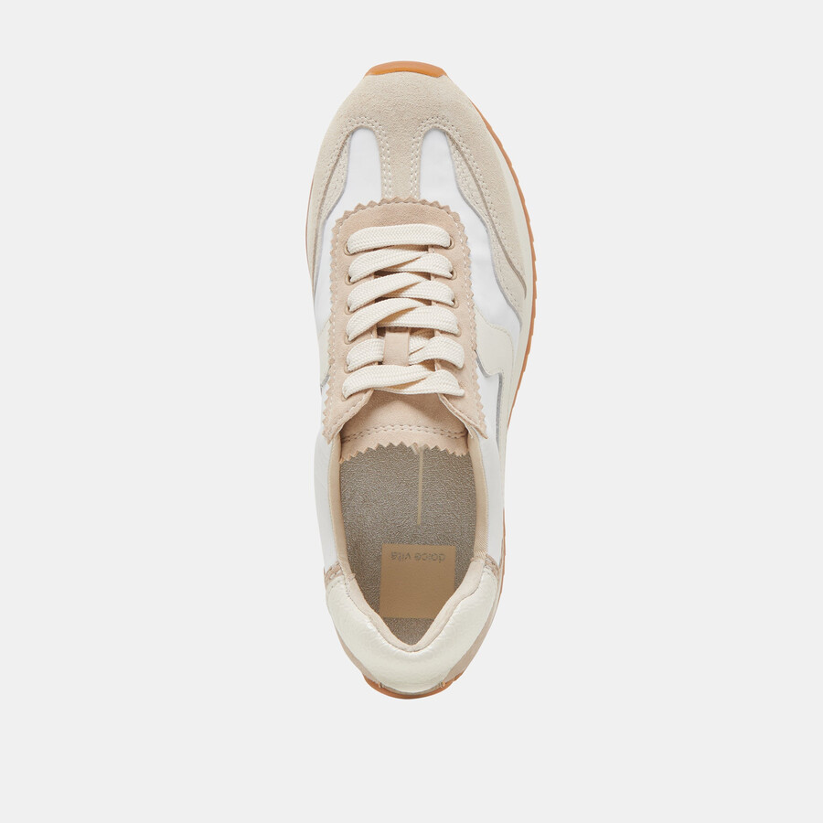 b.ntcd sneakers ivory multi nylon