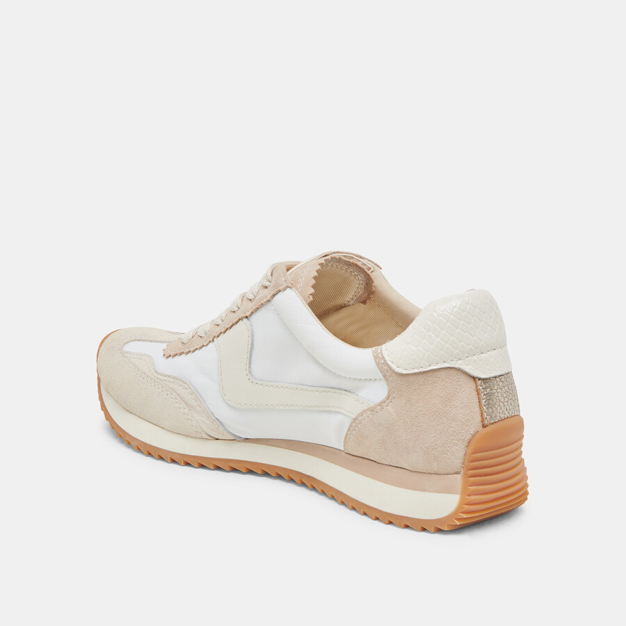 b.ntcd sneakers ivory multi nylon