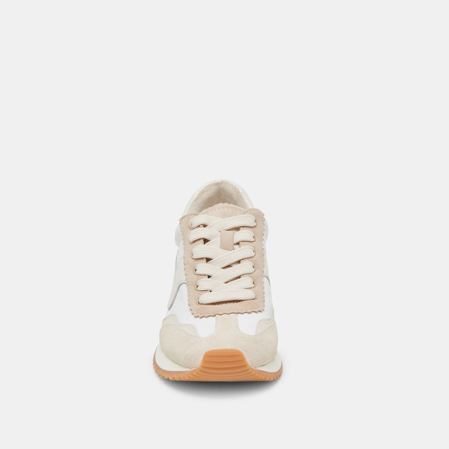 b.ntcd sneakers ivory multi nylon