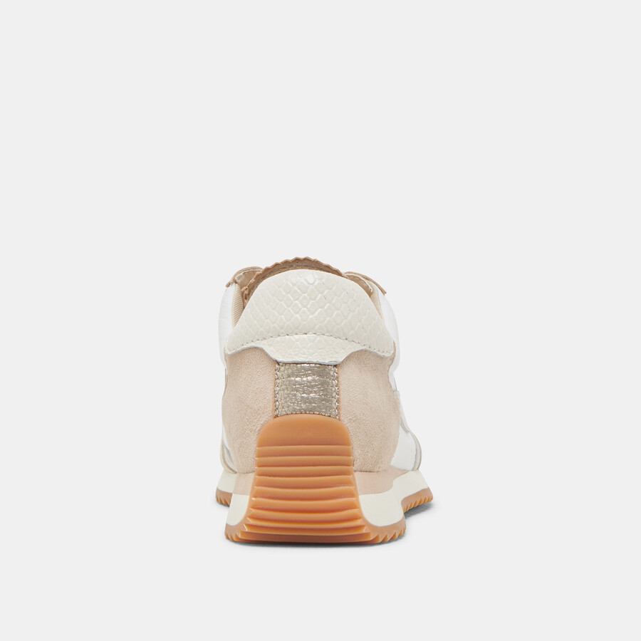 b.ntcd sneakers ivory multi nylon