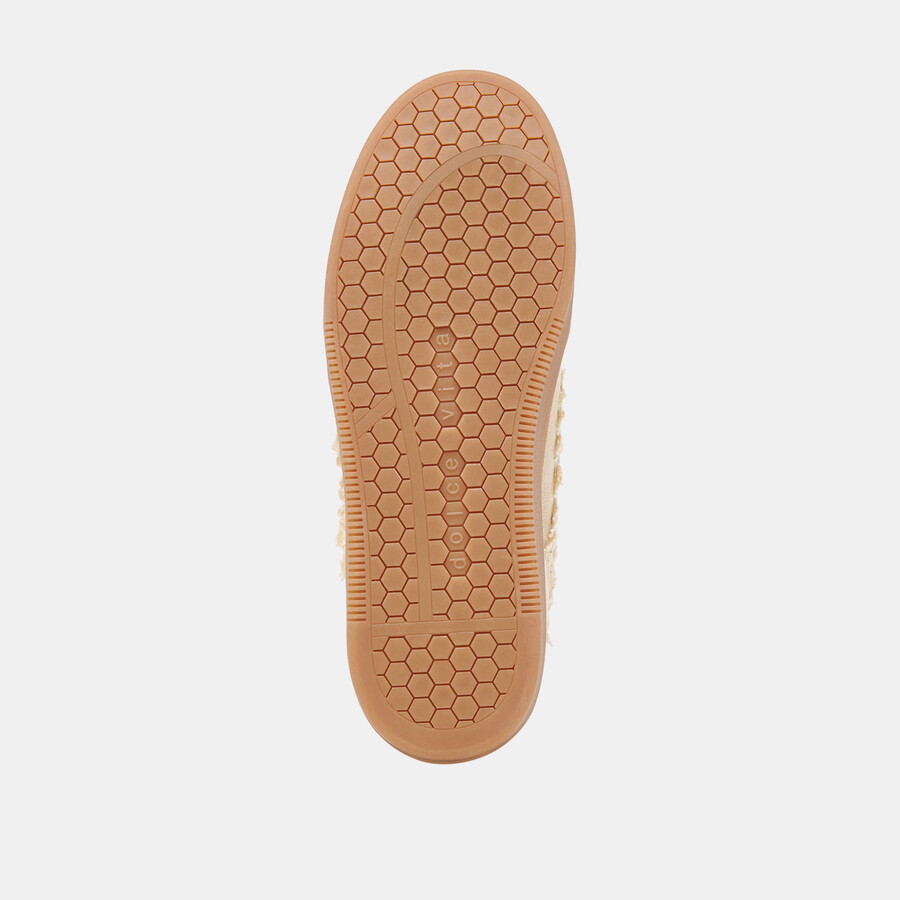 notice lace sneakers ivory suede