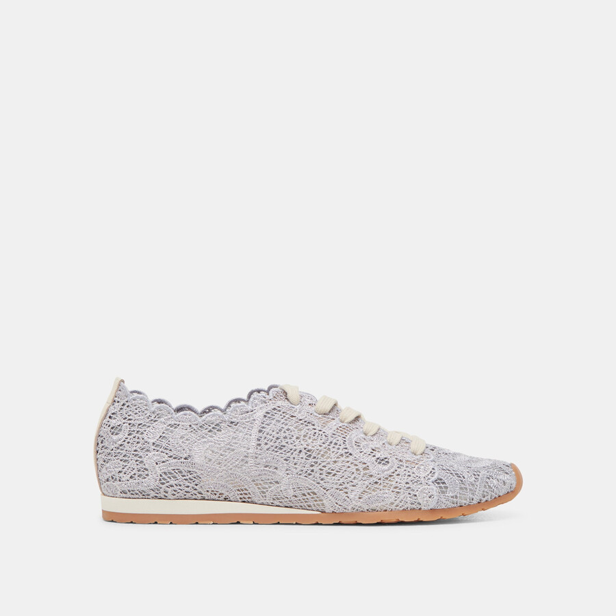 dayana sneakers dusty blue lace