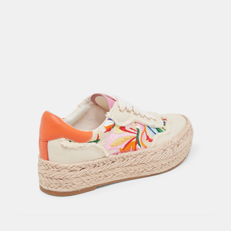 fredy sneakers floral multi canvas