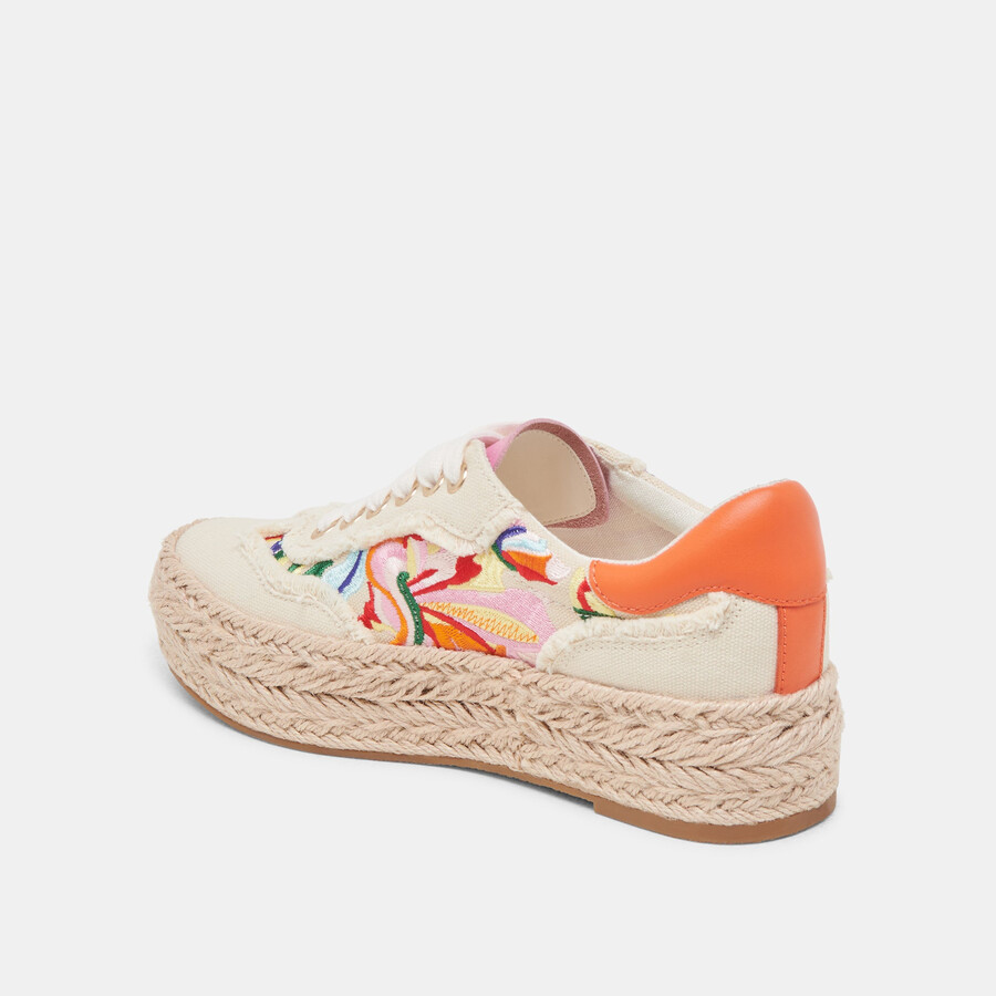 fredy sneakers floral multi canvas