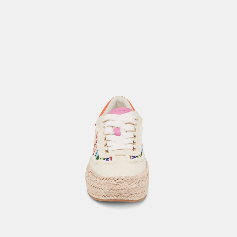 fredy sneakers floral multi canvas