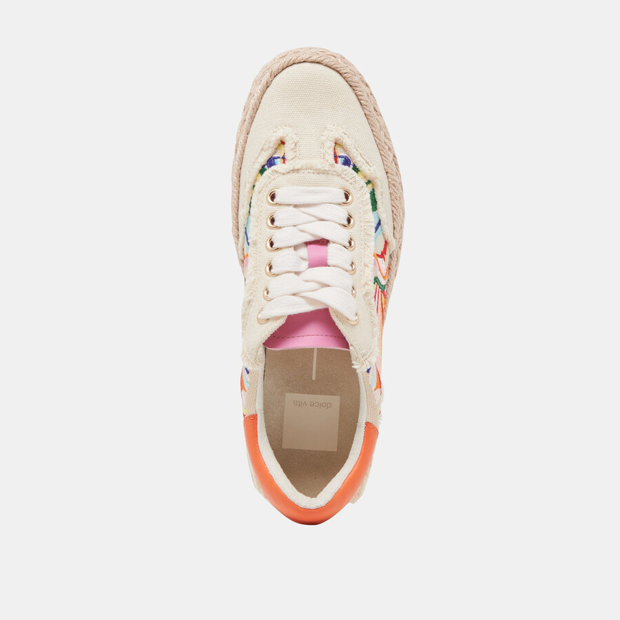 fredy sneakers floral multi canvas