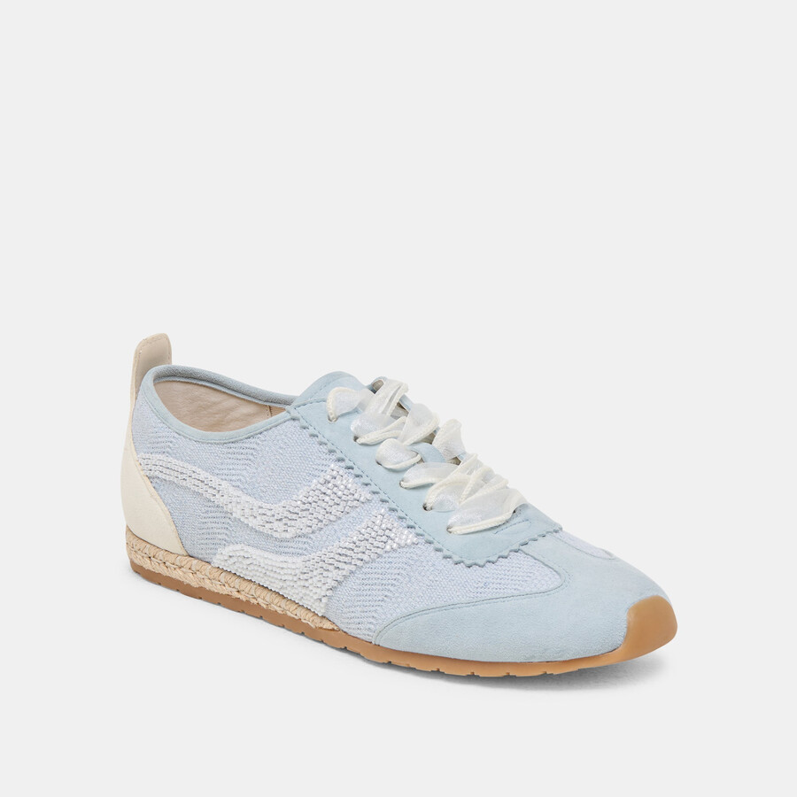 dream bead sneakers blue multi burlap