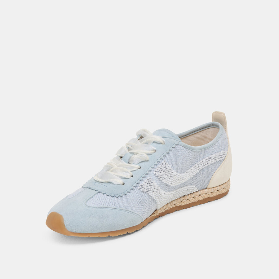dream bead sneakers blue multi burlap