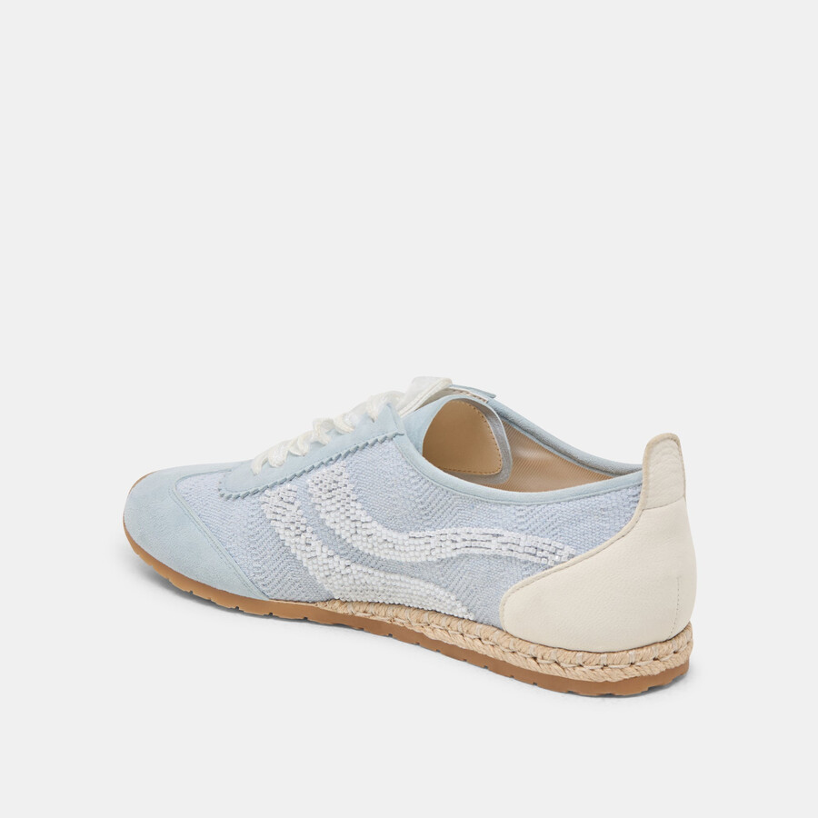 dream bead sneakers blue multi burlap