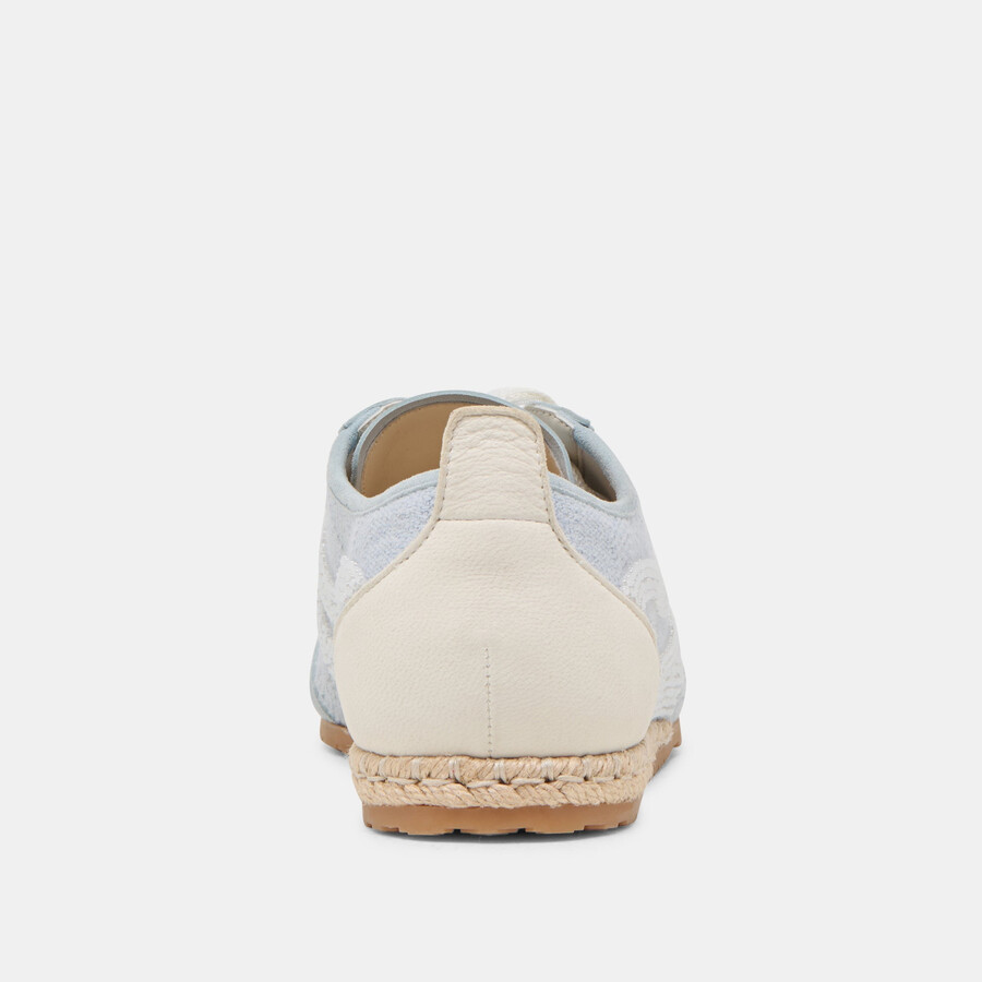 dream bead sneakers blue multi burlap