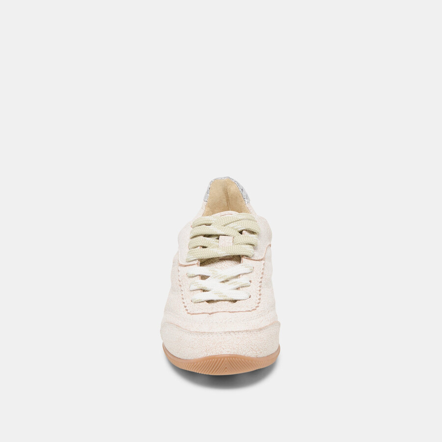 laini sneakers off white crackled leather
