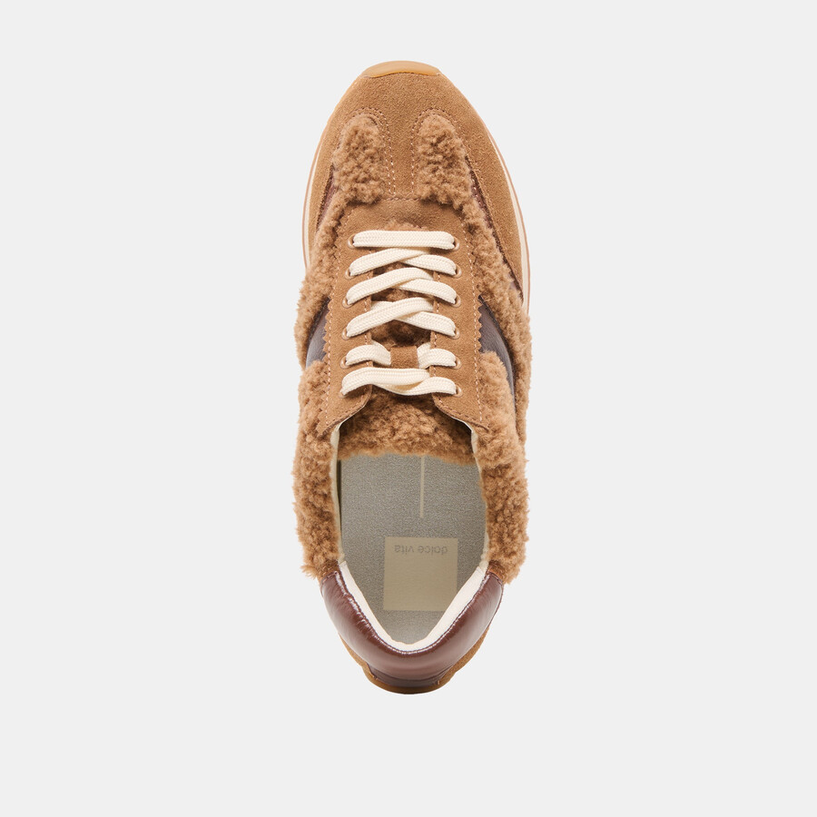b.ntcd plush sneakers brown plush