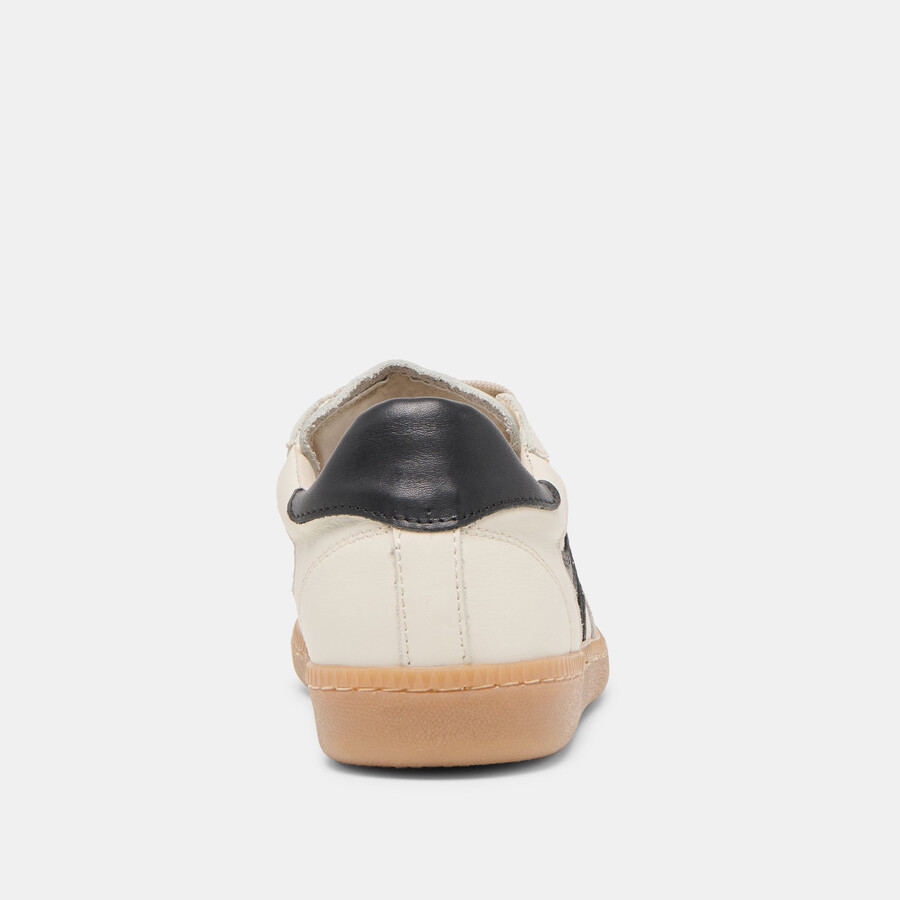 rebel sneakers white black leather
