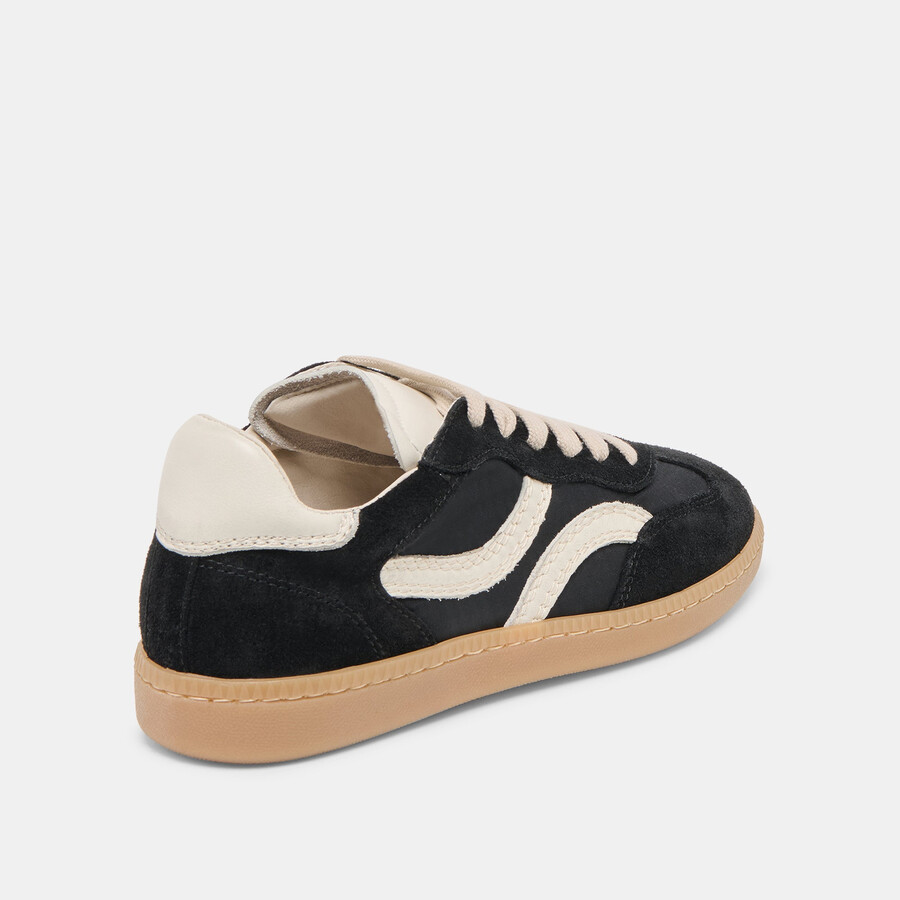 rebel sneakers black nylon