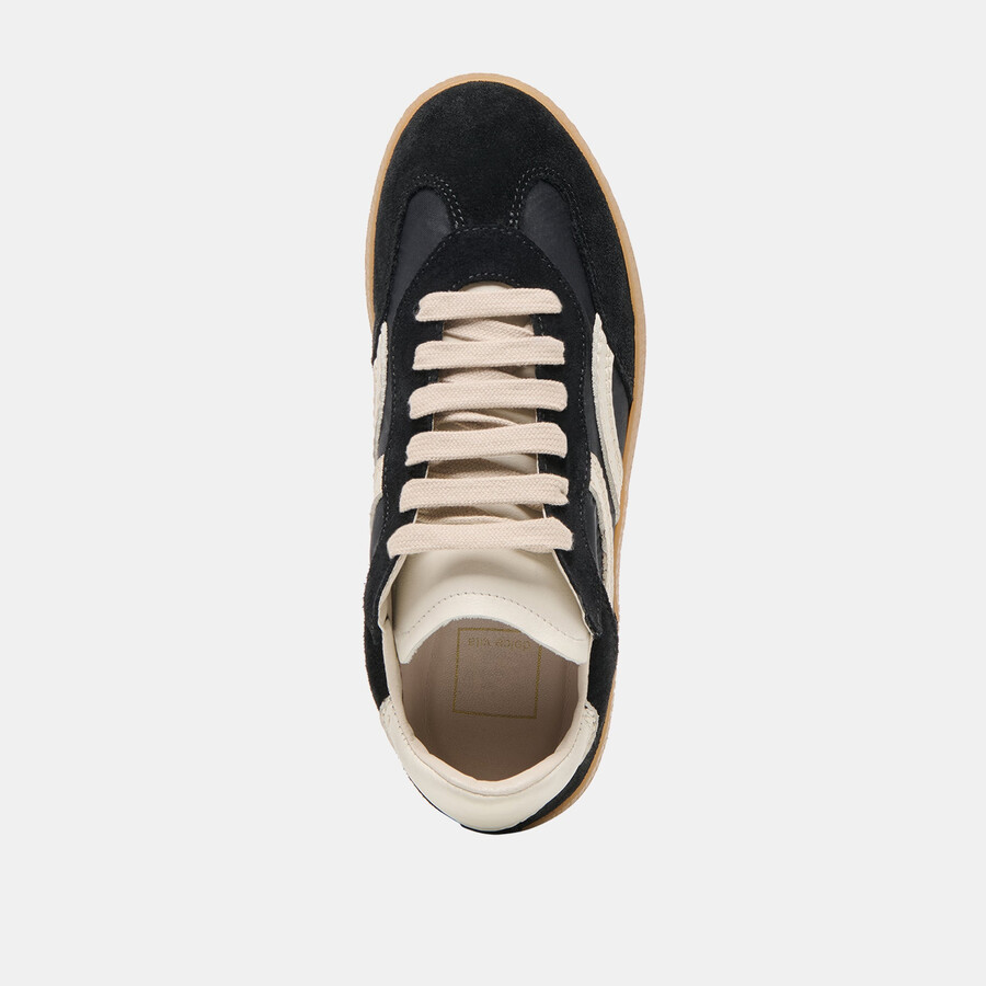 rebel sneakers black nylon