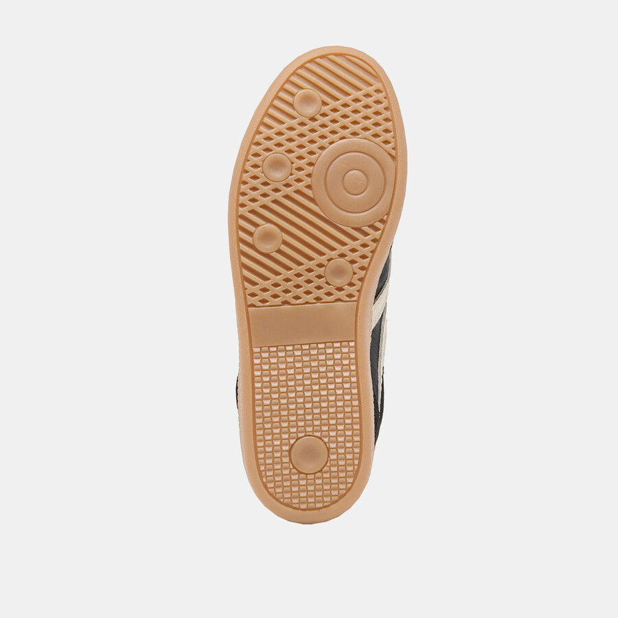 rebel sneakers black nylon