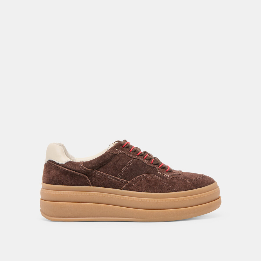 naomy h2o sneakers dk brown suede