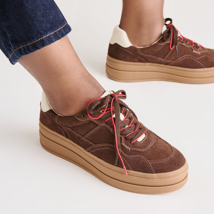 naomy h2o sneakers dk brown suede