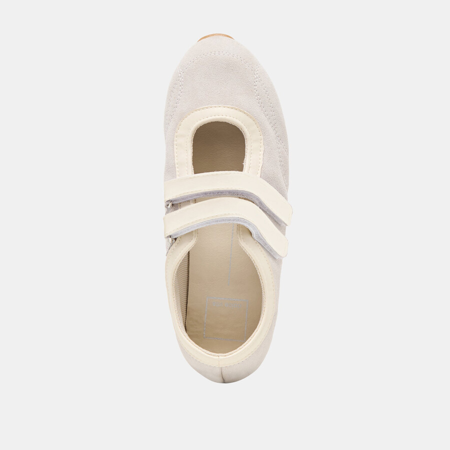 swan sneakers taupe suede