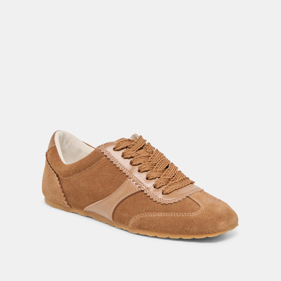 dorie sneakers pecan suede