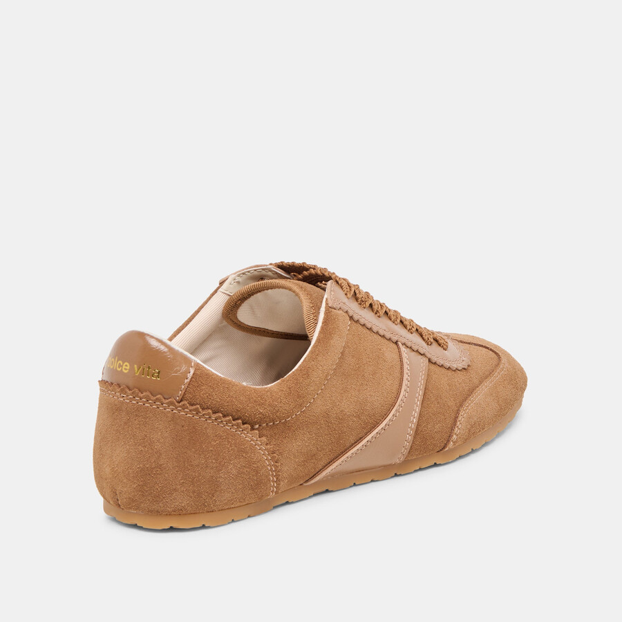 dorie sneakers pecan suede