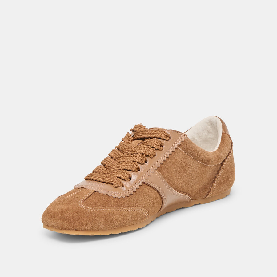 dorie sneakers pecan suede