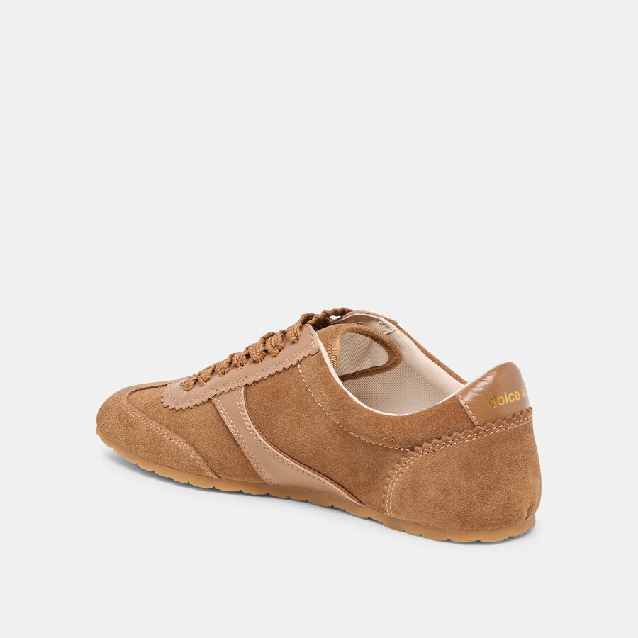 dorie sneakers pecan suede
