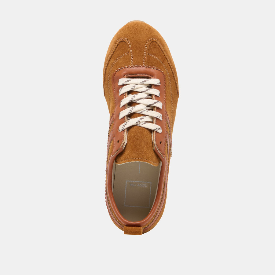 viper sneakers cognac suede