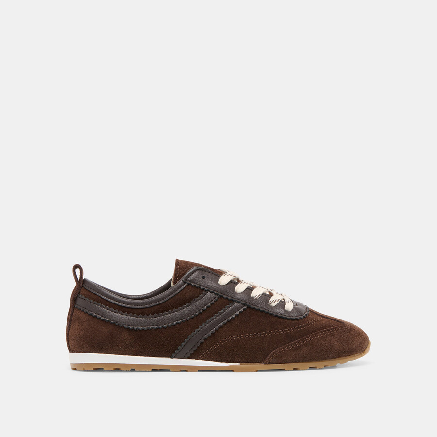 viper sneakers dk brown suede