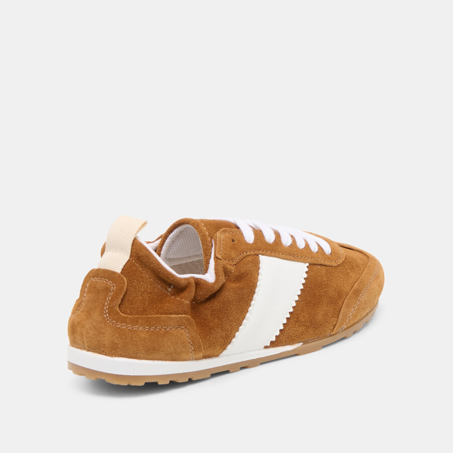 shyla sneakers cognac suede