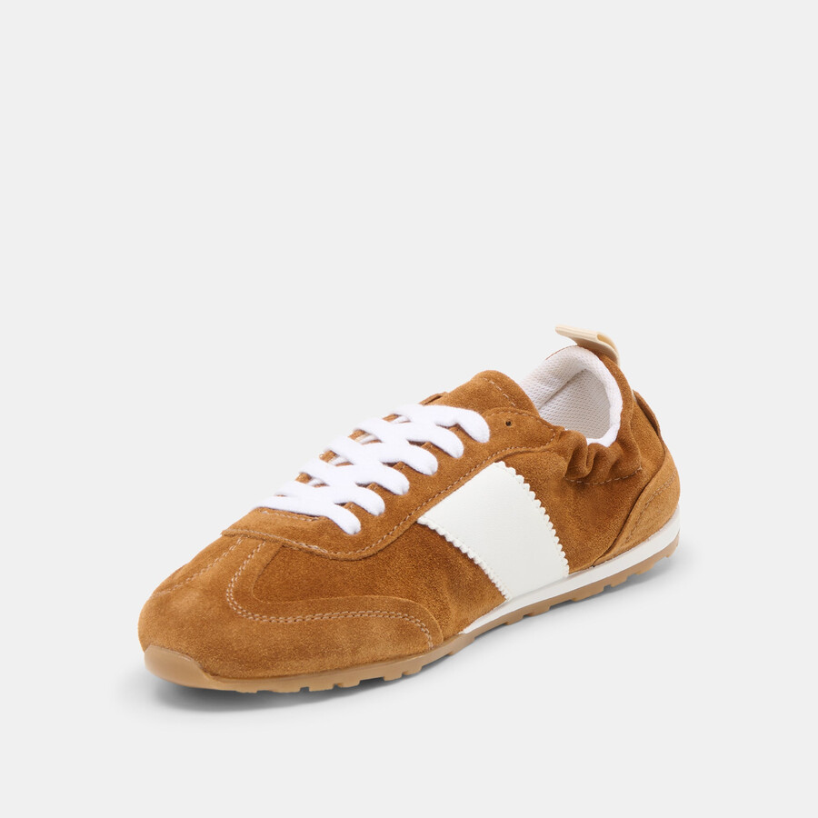 shyla sneakers cognac suede