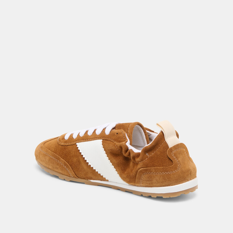 shyla sneakers cognac suede